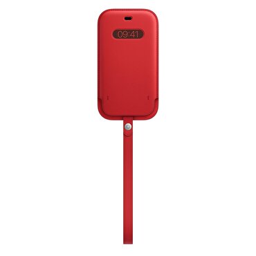 iPhone 12 | 12 Pro için MagSafe özellikli Deri Zarf Kılıf - (PRODUCT)RED