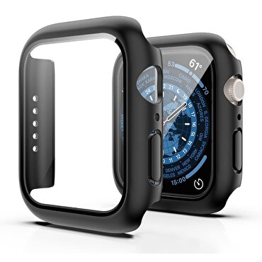 Piili Apple Watch 45mm Kılıf - Siyah