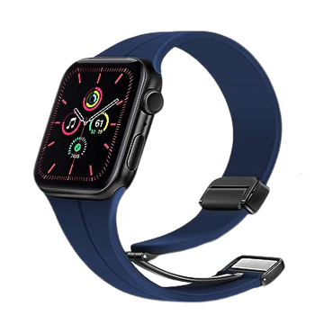 Piili Watch 42-44-45-49 mm Rubber Kayış - Lacivert