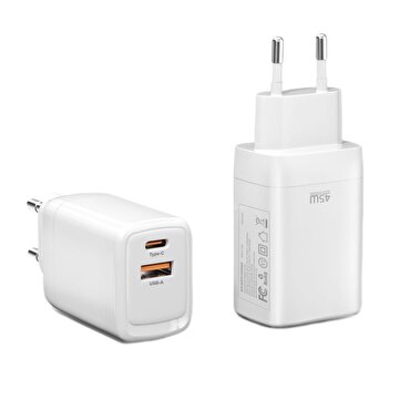 Piili 45w Pd - Q3.0 Usb Adaptor Beyaz