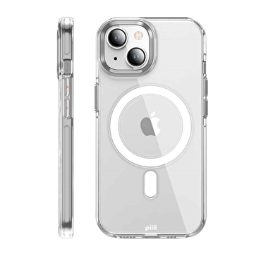 Piili iPhone 15 MagSafe Crystal Kılıf - Şeffaf