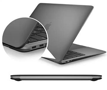 Piili Macbook Air 15 Hardshell Kapak - Siyah