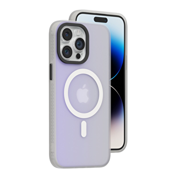 Piili iPhone 15 Pro Max Neon MagSafe Kılıf - Beyaz