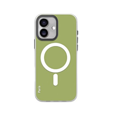 Piili iPhone 16 Phantom Magsafe Kılıf Yeşil
