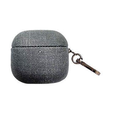 Piili Airpods 4.Nesil Kumaş Kılıf - Siyah