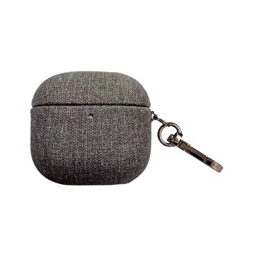 Piili Airpods 4.Nesil Kumaş Case - Kahverengi