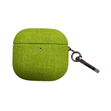Piili Airpods 4.Nesil Kumaş Case - Yeşil