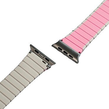Piili Watch 42-44-45-46-49 mm Sport Kayış - Pembe