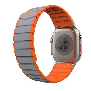 Piili Watch 42-44-45-46-49 mm Sport Kayış - Gri