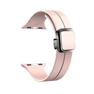 Piili Watch 38-40-41-42mm Silicone Kayış Pembe
