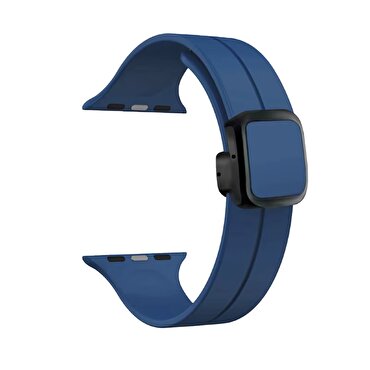 Piili Watch 38-40-41-42mm Silicone Kayış Lacivert