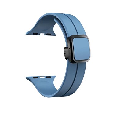 Piili Watch 38-40-41-42mm Silicone Kayış Mavi