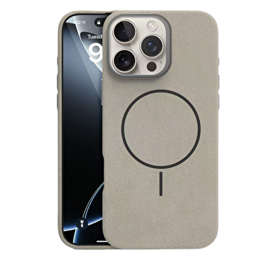 Piili iPhone 13/14 Soft Magsafe Kılıf Titanyum Gri