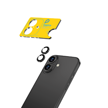 Piili iPhone 17 Safir Lens Koruyucu Siyah