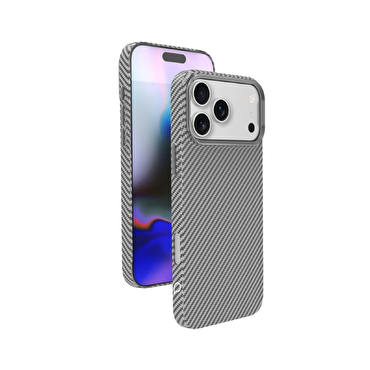 Piili ıPhone 17 Pro Kevlar Serisi Magsafe Kılıf Gr
