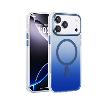 Piili ıPhone 17 Pro Max Gradient Magsafe Kılıf Mav