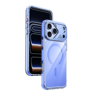 Njoyny Native Armor iPhone 18 Pro Max MagSafe Kılıf - Buzul Mavi
