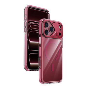  Njoyny Native Armor iPhone 18 Pro Max MagSafe Kılıf - Bordo