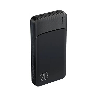 Rock PD Hızlı Şarj 20000 mAh PowerBank - Siyah