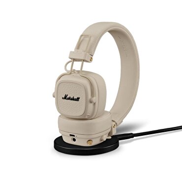 Marshall Major V Bluetooth Kulaküstü Kulaklık, Krem