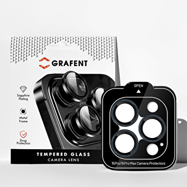 Grafent iPhone 15 Pro / Max Safir Lens - Mavi