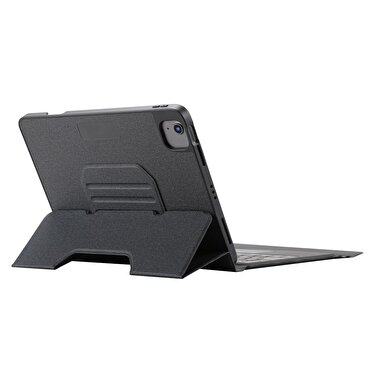 Daphnela iPad Pro 11 2024 Klavyeli Kılıf-Siyah