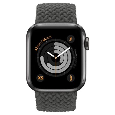 Buff Apple Watch Bnads Braided 42/44 L - Gray