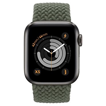 Buff Apple Watch Bands Braided 42/44 XS - Yeşil