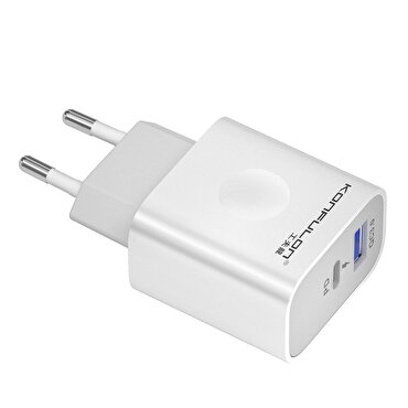 Konfulon 20W Type-C ve Usb 3.0 Şarj Adaptörü