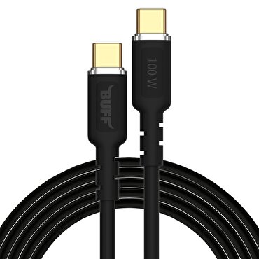 Buff 100W Type-C TO Type-C 5.0A 1.2M Data Kablosu