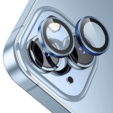 Buff iPhone 13/13 Mini Metal Lens Koruyucu-Laciver