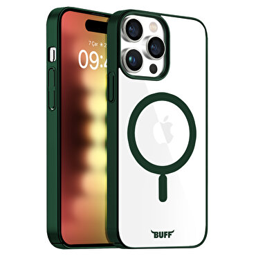 Buff iPhone 15 Pro MagSafe Slim Fit Kılıf   Green