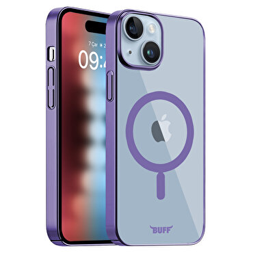 Buff iPhone 15 MagSafe Slim Fit Kılıf Purple