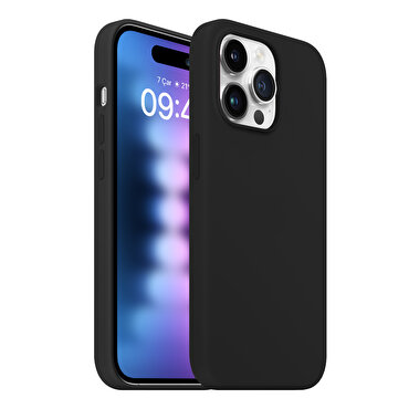 Buff iPhone 15 Pro Max Rubber Fit Kılıf Black