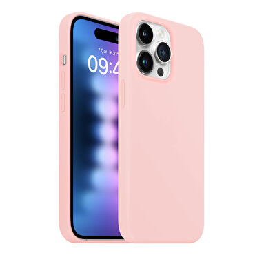 Buff iPhone 15 Pro Max Rubber Fit Kılıf Pink