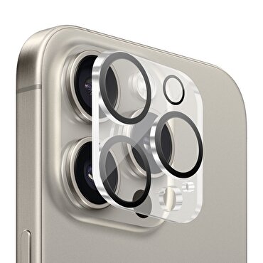 Buff iPhone 15 Pro/Max Lens Koruyucusu 8683548219381
