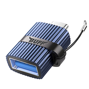 Buff Örgülü Type-C to USB OTG Dönüştürücü Adaptör