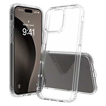 Buff iPhone 16 Pro Max Air Hibrit Kılıf - Şeffaf