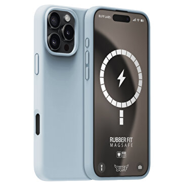 Buff iPhone 16 Pro Max Magsafe Rubber Fit - Mavi
