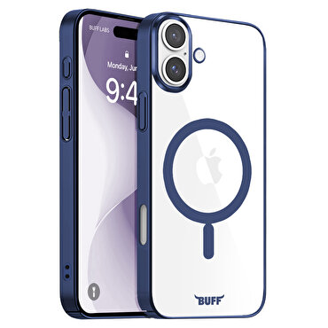 Buff iPhone 16 Plus Magsafe Slim Fit Kılıf Mavi