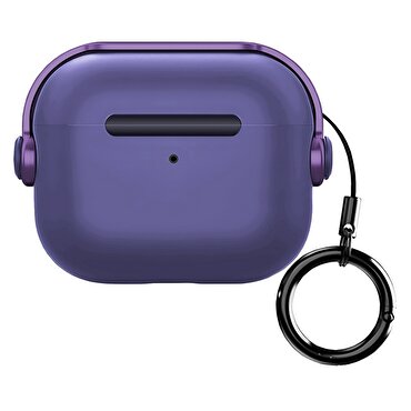 Buff Airpods 4 Kilitli DjPods Kılıf Purple-Iris
