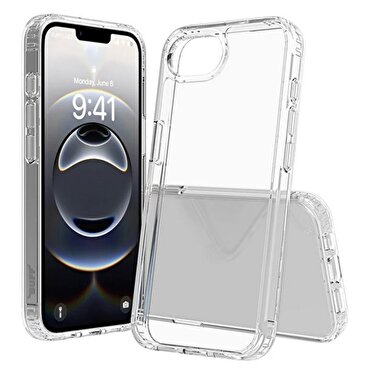 Buff iPhone 16E Air Hybrid Kılıf - Şeffaf 