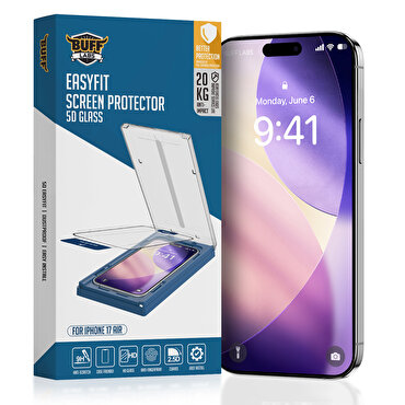 Buff iPhone 17 Air 5D Glass EasyFit Ekran Koruyucu