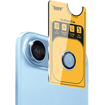 Buff iPhone 17 Air Metal Kamera Lens Koruyucu Ligh