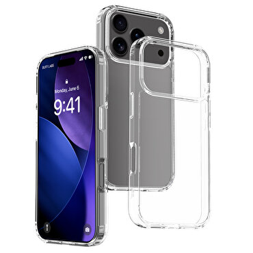 Buff iPhone 17 Pro Şeffaf Kılıf - Air Hybrid Seris