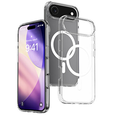 Buff iPhone 17 Air Şeffaf Kılıf - Magsafe Air Hybr