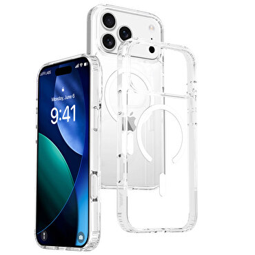 Buff iPhone 17 Pro Max Şeffaf Kılıf - Magsafe Air 