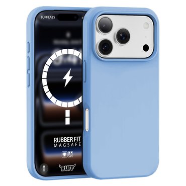 Buff iPhone 18 Pro / 17 Pro MagSafe Rubber Fit Kılıf - Mavi