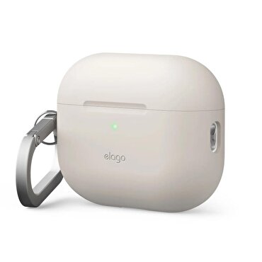Elago Apple AirPods Pro 3 Silikon Hang Kılıf – Kum Pembesi