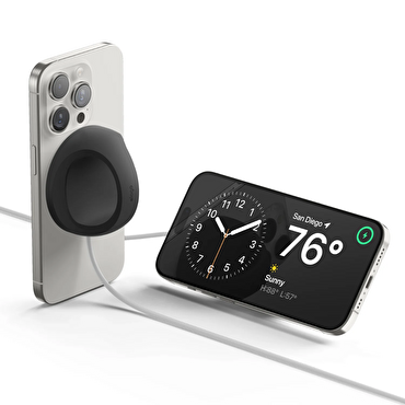 Elago Apple MagSafe Uyumlu Silikon Stand - Siyah